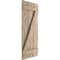 Ekena Millwork Rustic Three Board Joined Board-n-Batten Riverwood Faux Wood Shutters w/Z-Board, 16 1/2W x 50H, PR SHUBJZ16X50RWPR - alternate 7